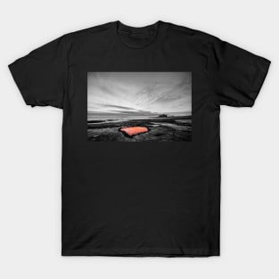 Bamburgh Beach Heart Shaped Rock Pool T-Shirt